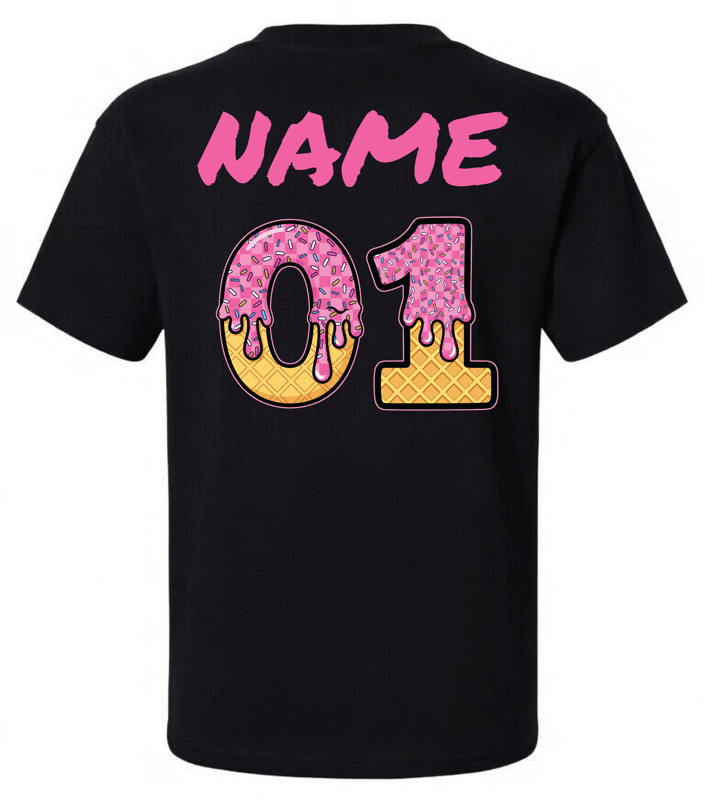 Healdsburg Little League - Pink Drip Shirt