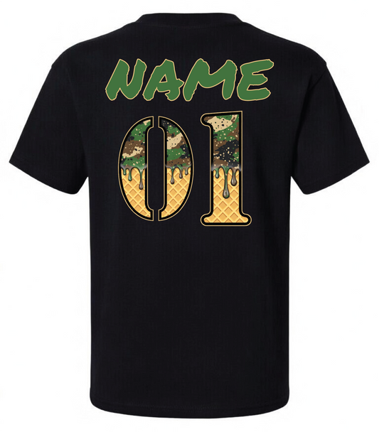 Healdsburg Little League - Camo Drip Shirt